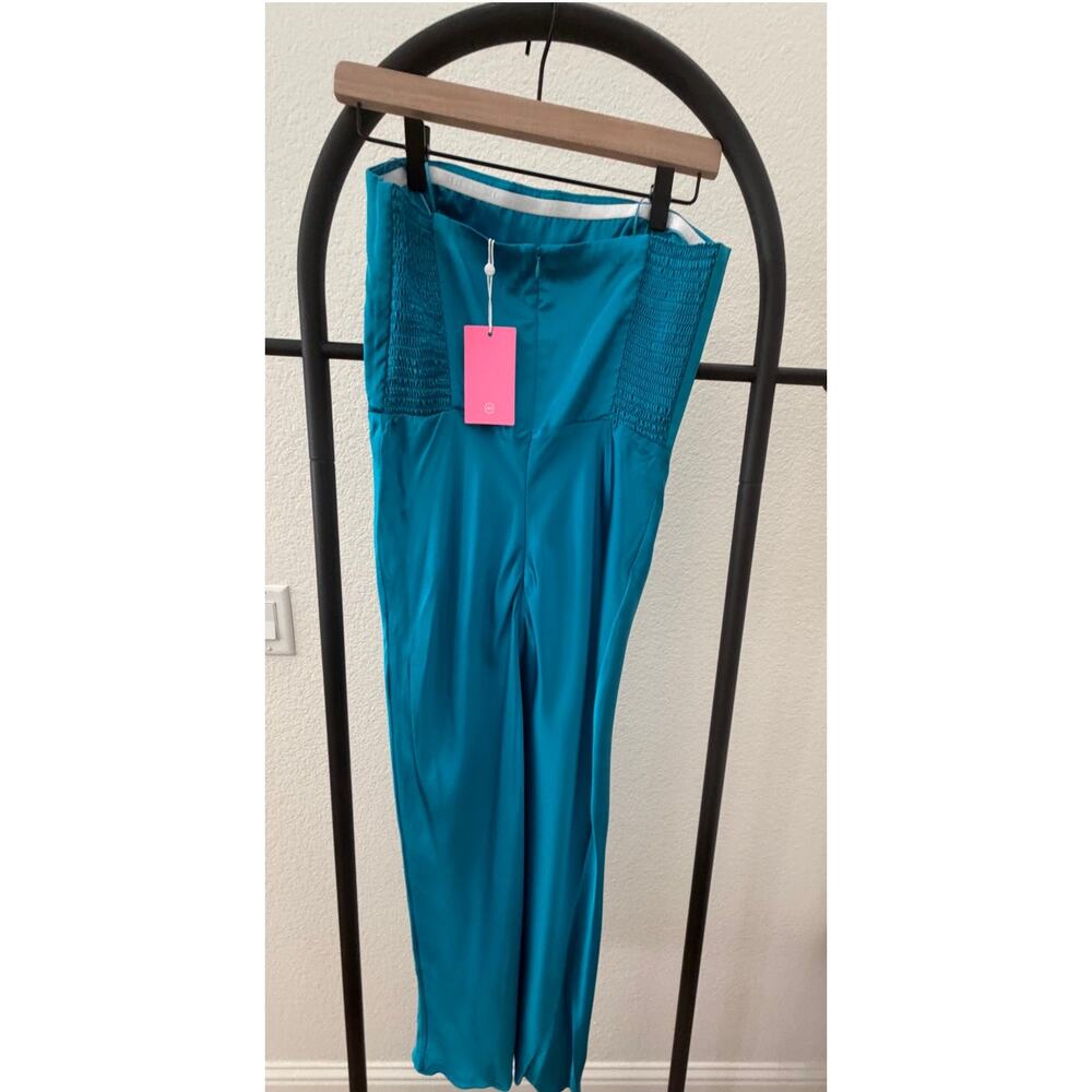 Amanda Uprichard NEW Silk Midi Slip Dress With Side Slit, Med - Picture 5 of 6